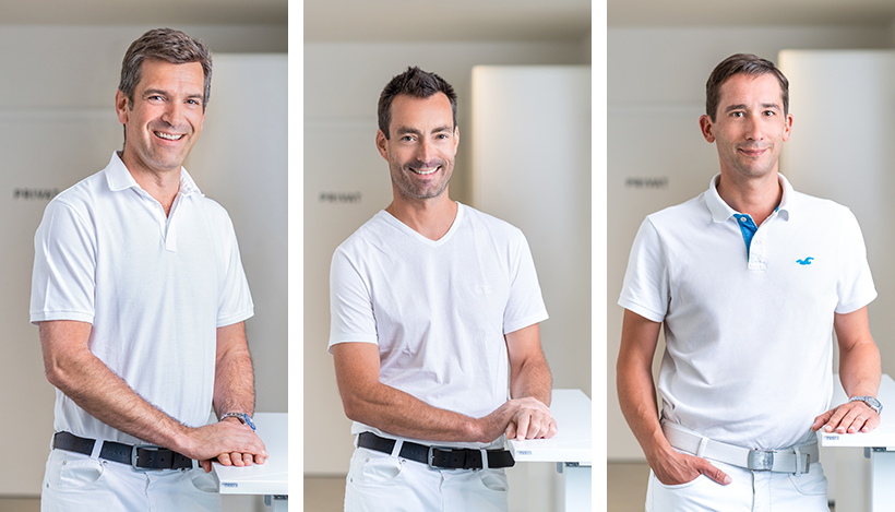 (von links) Dr. Papp, Dr. Jungmann und Dr. Strümpell garantieren eine sichere und rasche Diagnostik dank modernster Geräte und professioneller Befundung.